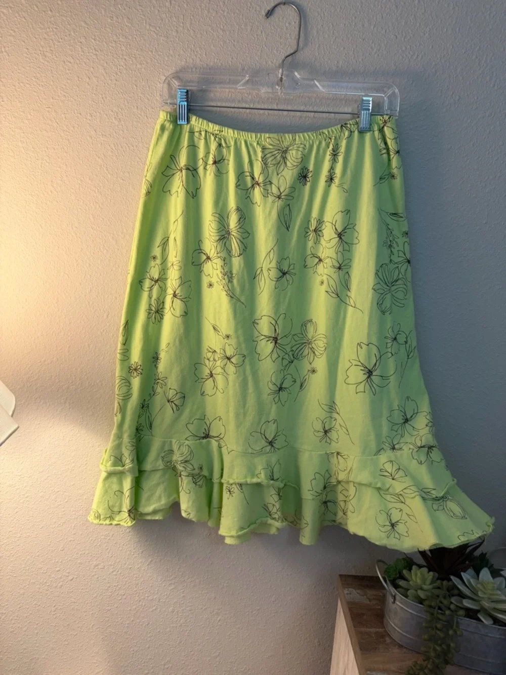 fresh produce Lime Green Floral Skirt Set - Picture 8 of 9